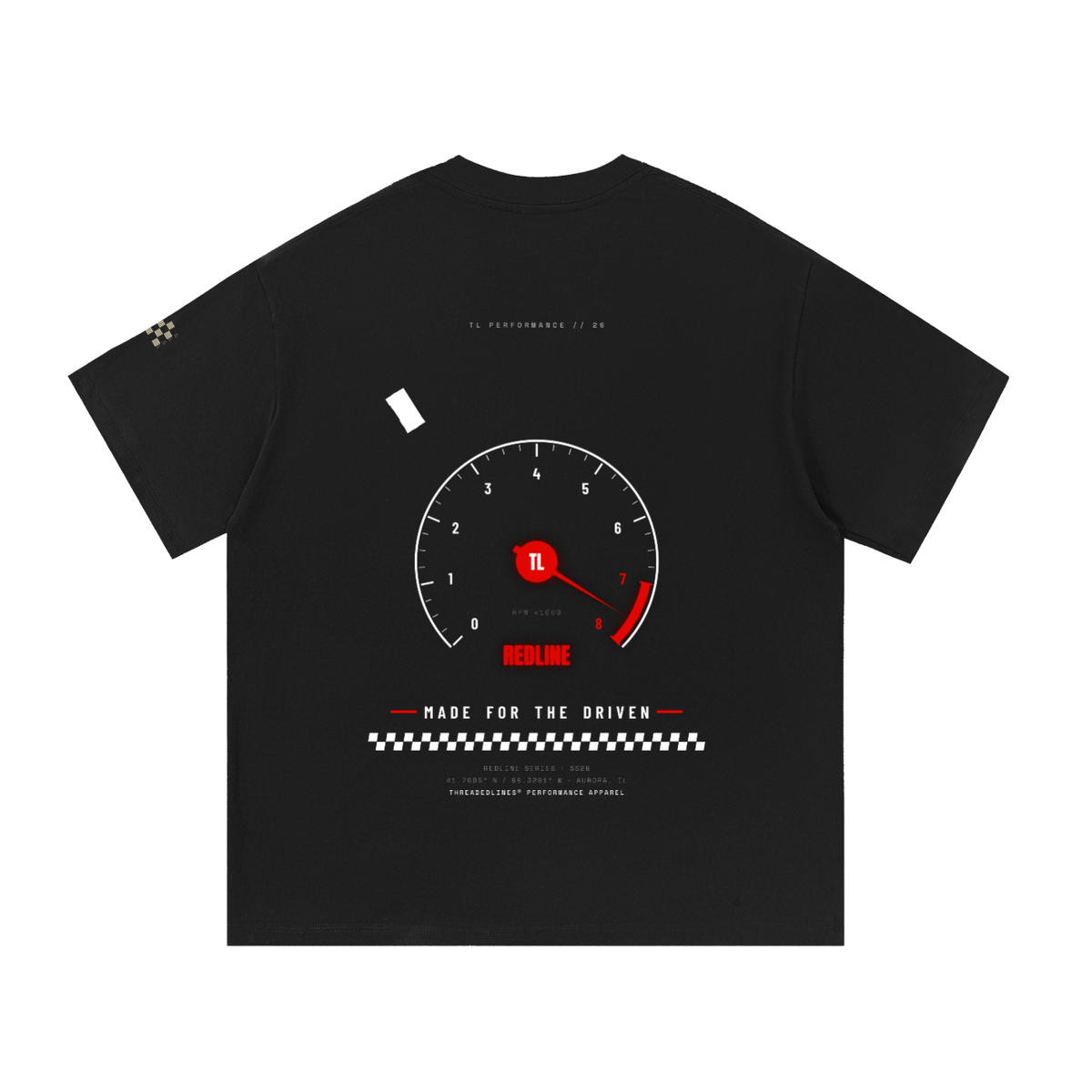 Threaded Lines Redline tee