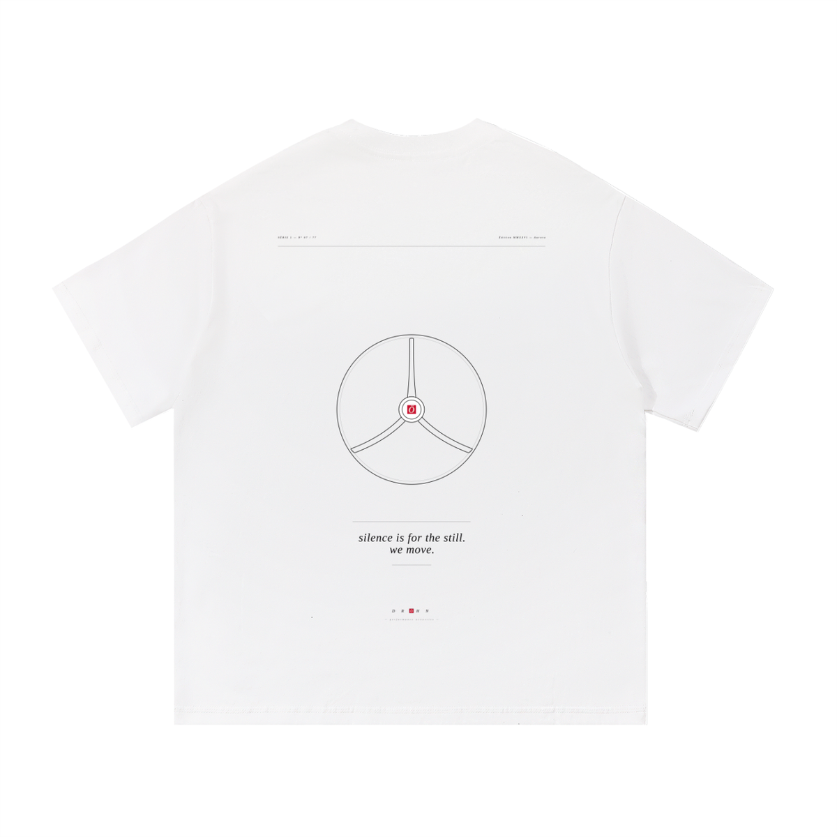 DRÖHN®  Haratage Tee "𝘛𝘩𝘦 𝘭𝘪𝘯𝘦 𝘣𝘦𝘵𝘸𝘦𝘦𝘯 𝘶𝘴 𝘢𝘯𝘥 𝘵𝘩𝘦 𝘸𝘢𝘭𝘭 — 𝘋𝘳öhn" Set