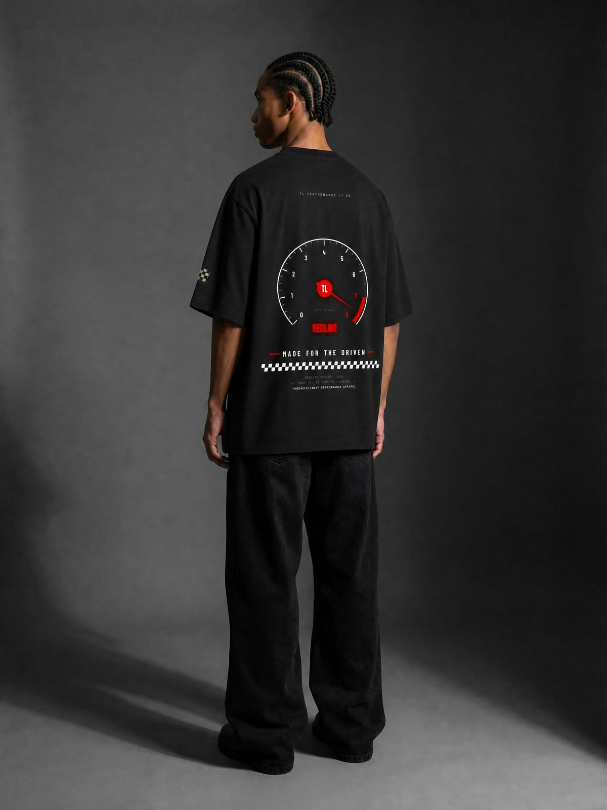 Threaded Lines Redline tee