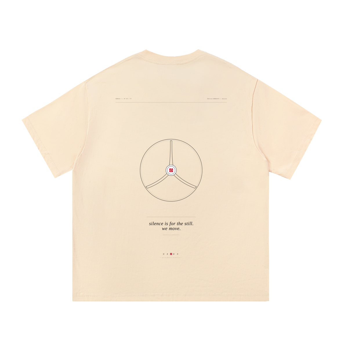 DRÖHN®  Haratage Tee "𝘛𝘩𝘦 𝘭𝘪𝘯𝘦 𝘣𝘦𝘵𝘸𝘦𝘦𝘯 𝘶𝘴 𝘢𝘯𝘥 𝘵𝘩𝘦 𝘸𝘢𝘭𝘭 — 𝘋𝘳öhn" Set