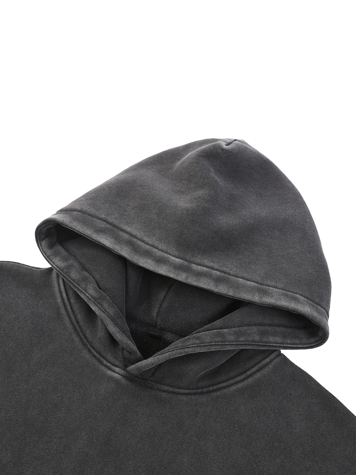 Snow Wash Fleece Oversize Hoodie